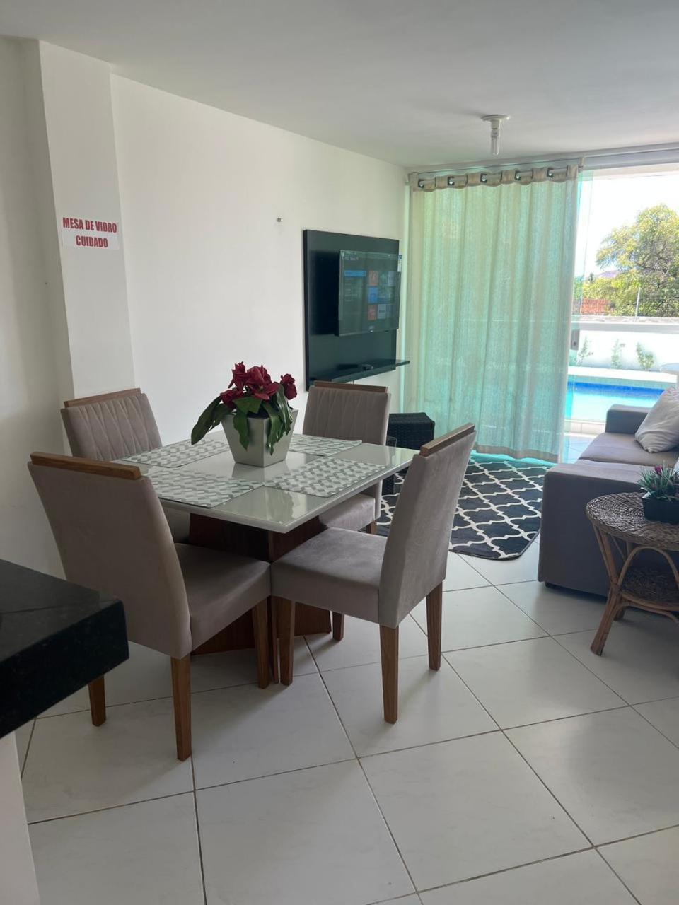 Mar E Sol Residencial 2 Quartos C Ar Condicionado,500 Metros Da Praia De Jacuma Apartment Conde  Luaran gambar