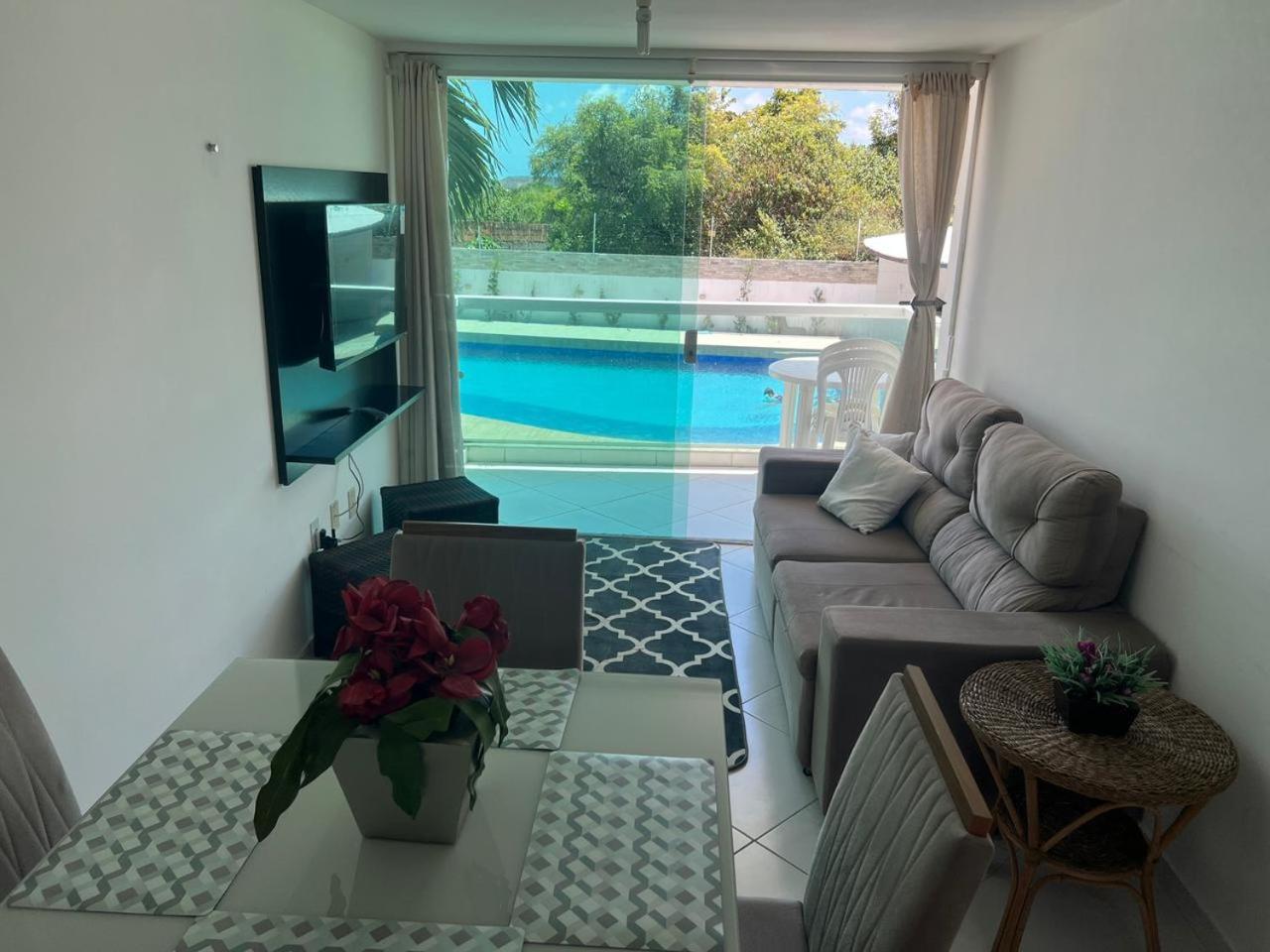 Mar E Sol Residencial 2 Quartos C Ar Condicionado,500 Metros Da Praia De Jacuma Apartment Conde  Luaran gambar