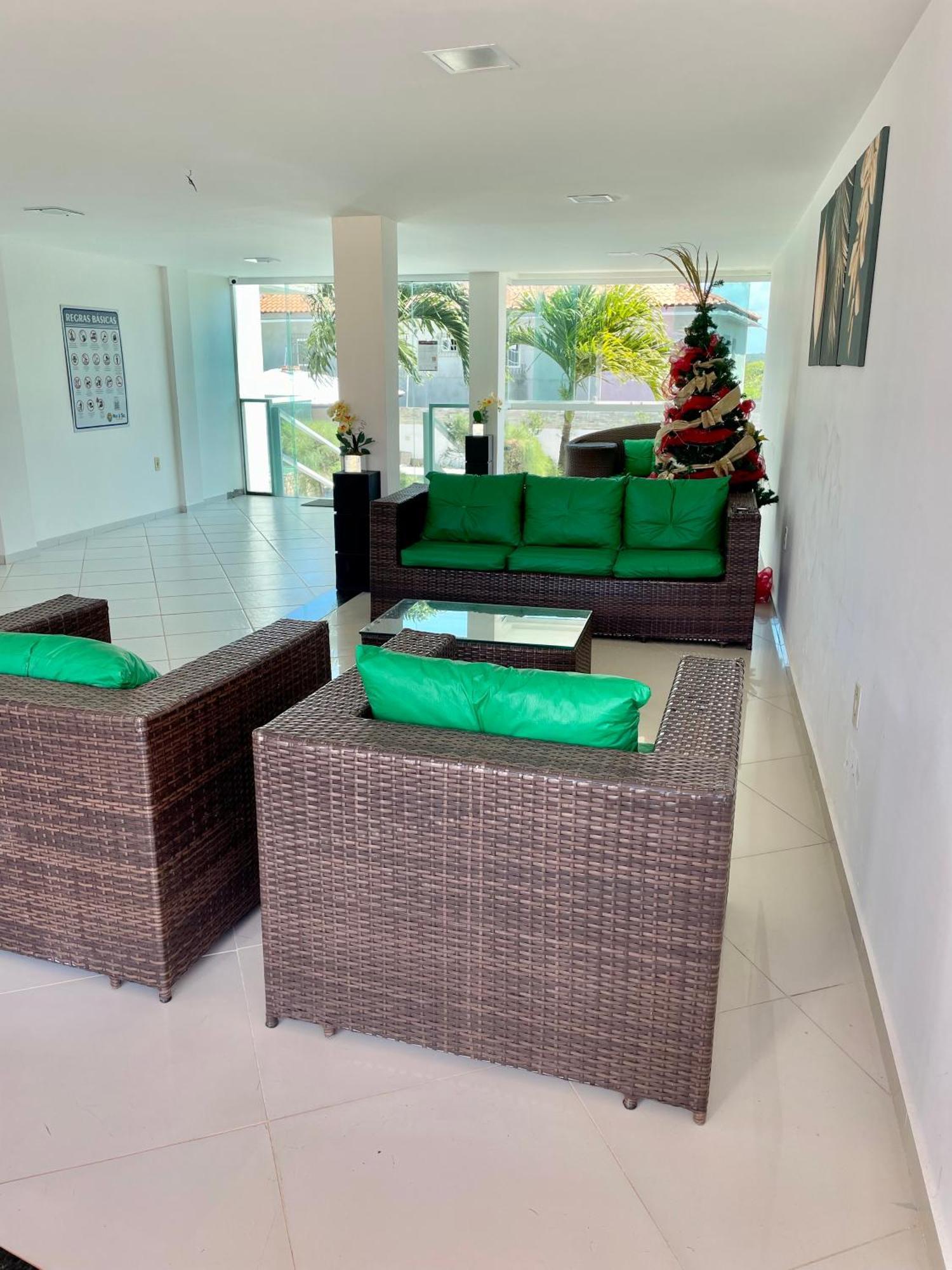 Mar E Sol Residencial 2 Quartos C Ar Condicionado,500 Metros Da Praia De Jacuma Apartment Conde  Luaran gambar